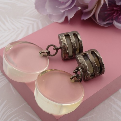 Orecchini vintage ghiaccio - vintage,